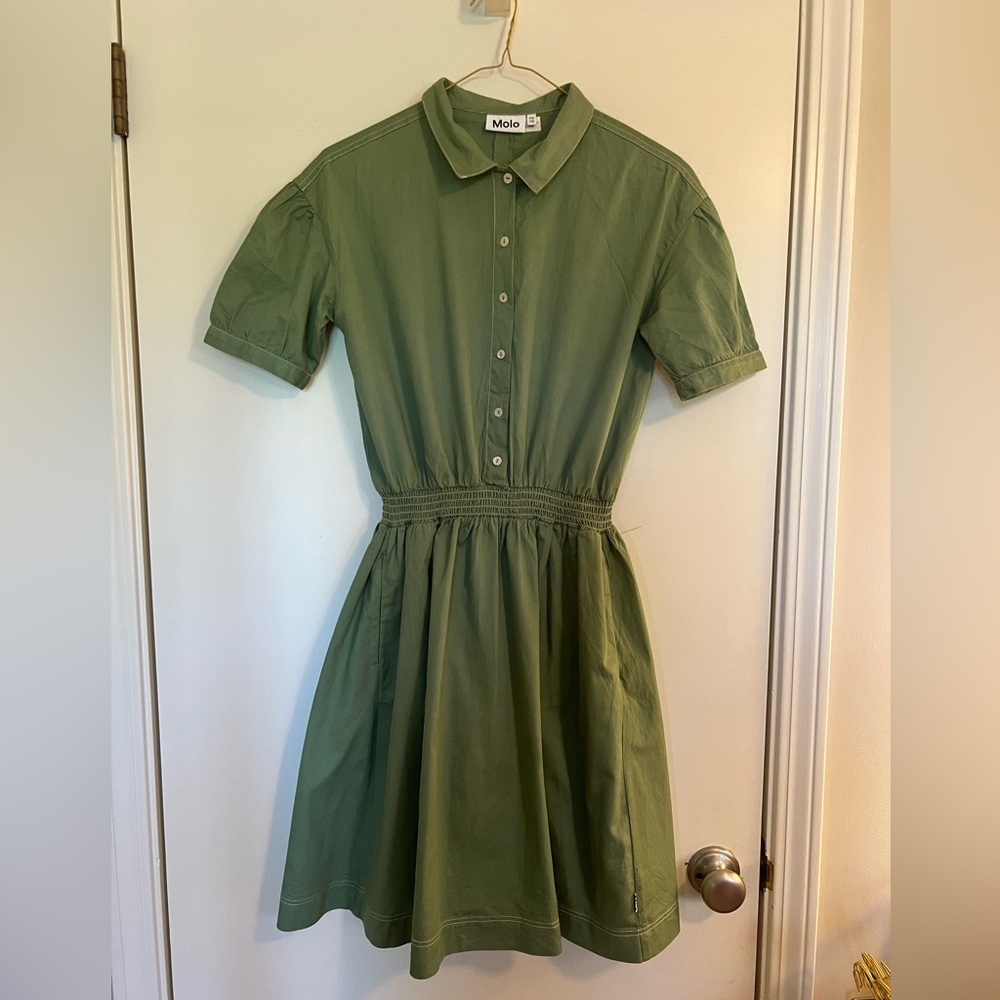 MOLO Claudette Vintage Green dress, size 170/176